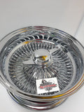 14x6 and  14x7 100 spoke wire wheels